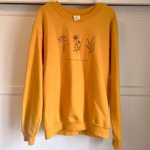 No Rain No Flowers Crewneck Sweater